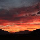 Sonnenaufgang über Innsbruck