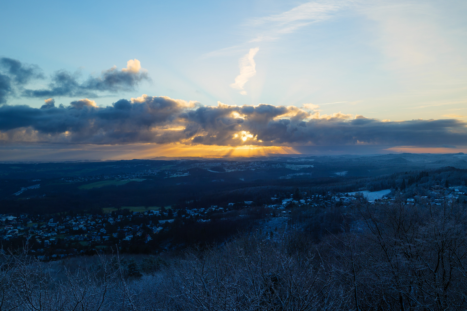 Sonnenaufgang über Ittenbach