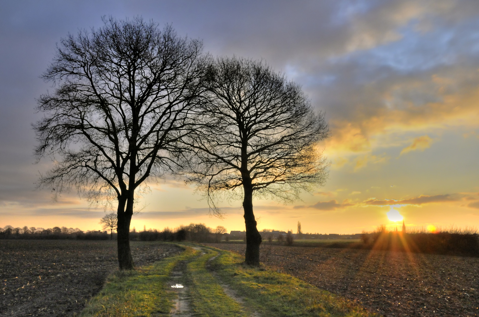 Sonnenaufgang über Kevelaer