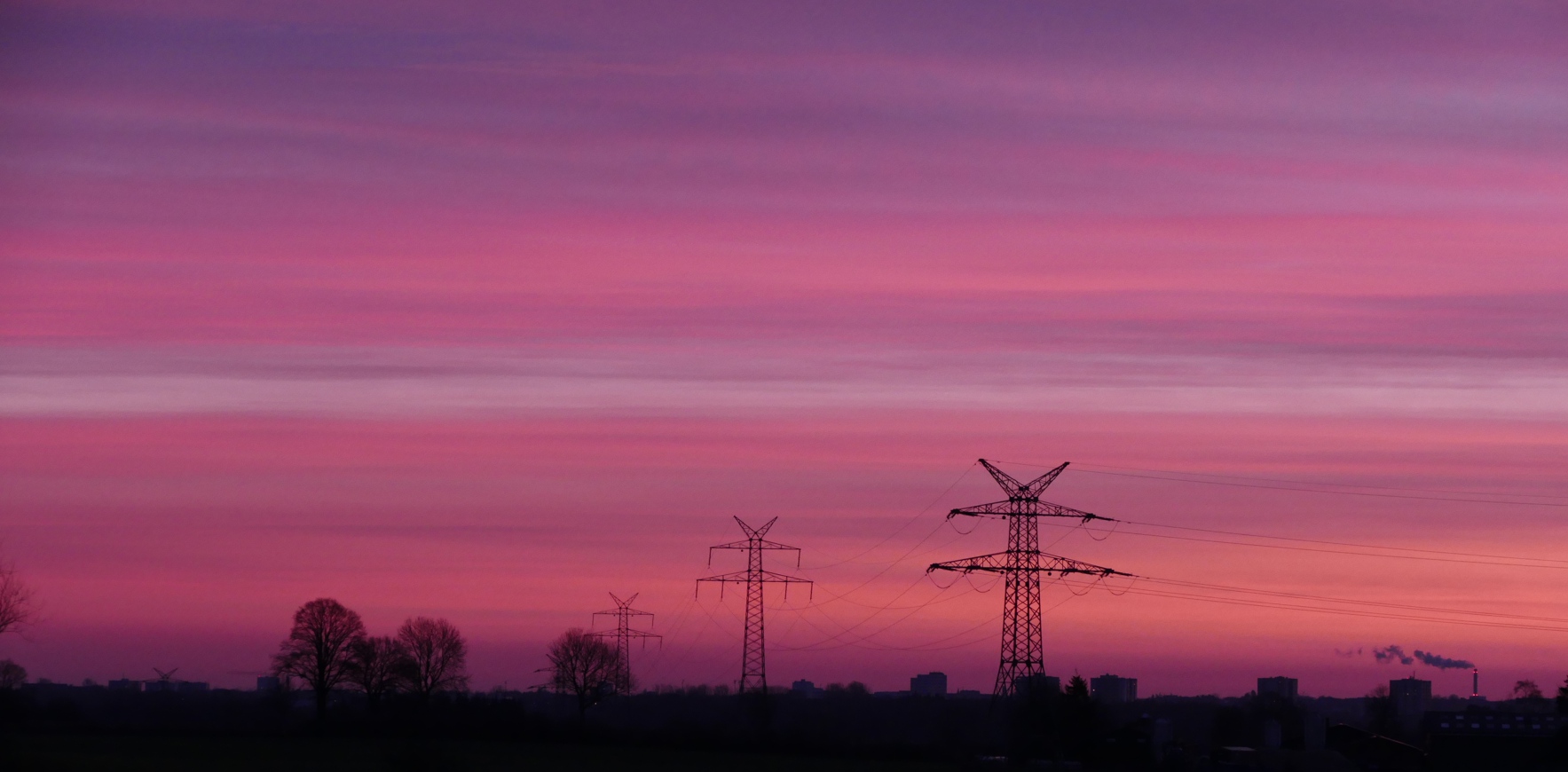 Sonnenaufgang über Kiel