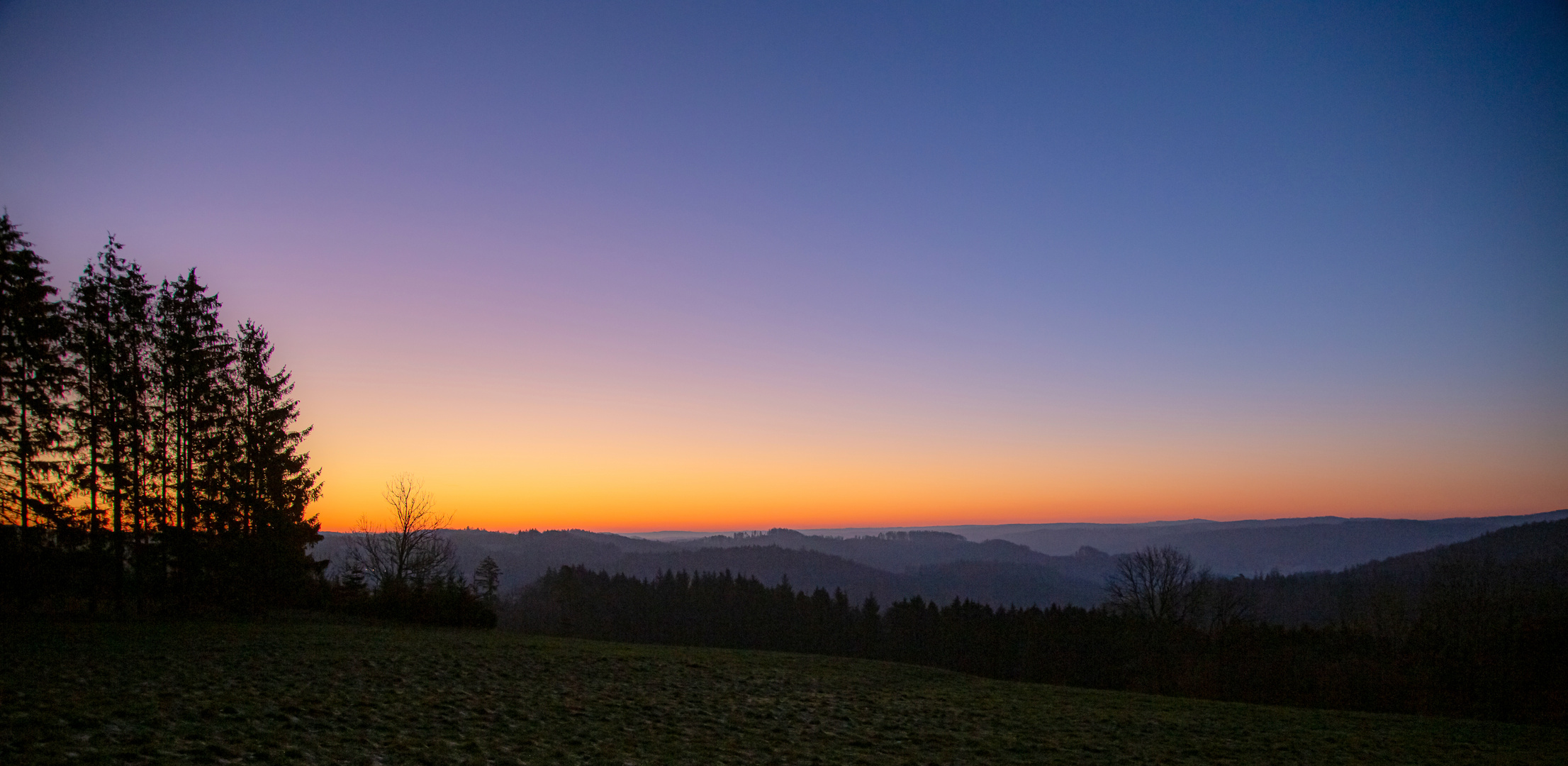 Sonnenaufgang über Kleinhöchberg