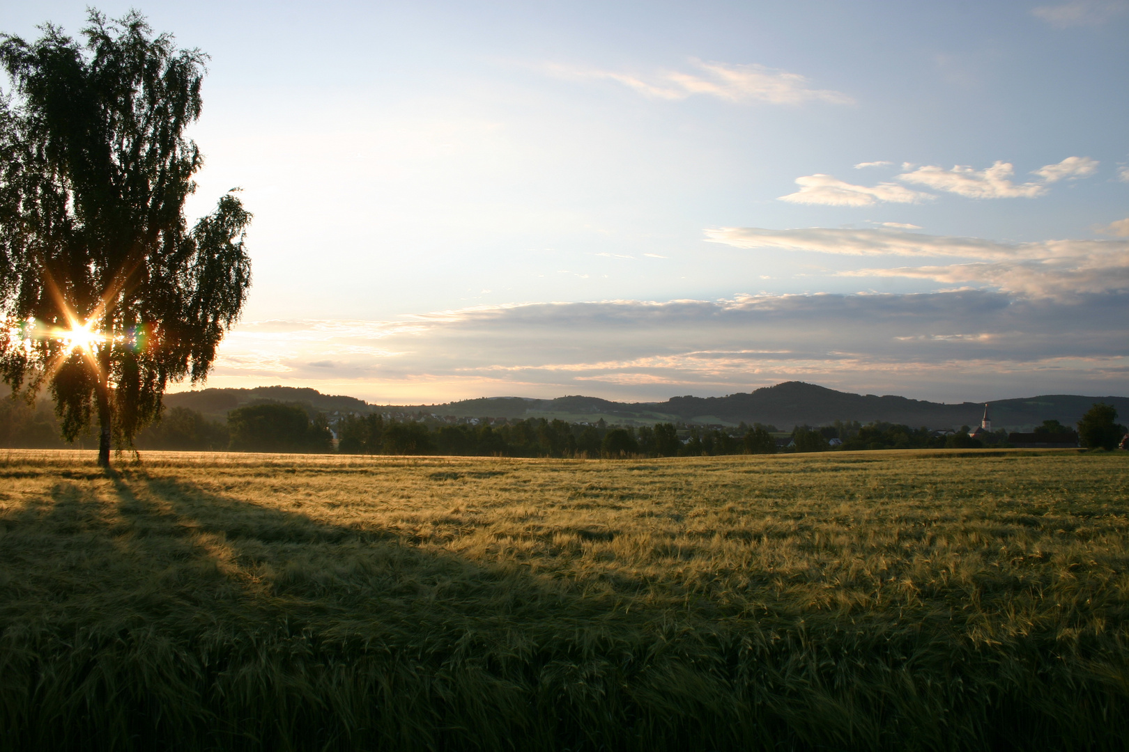 Sonnenaufgang über Kulmain