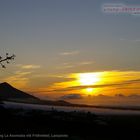 Sonnenaufgang über La Asomada auf Lanzarote