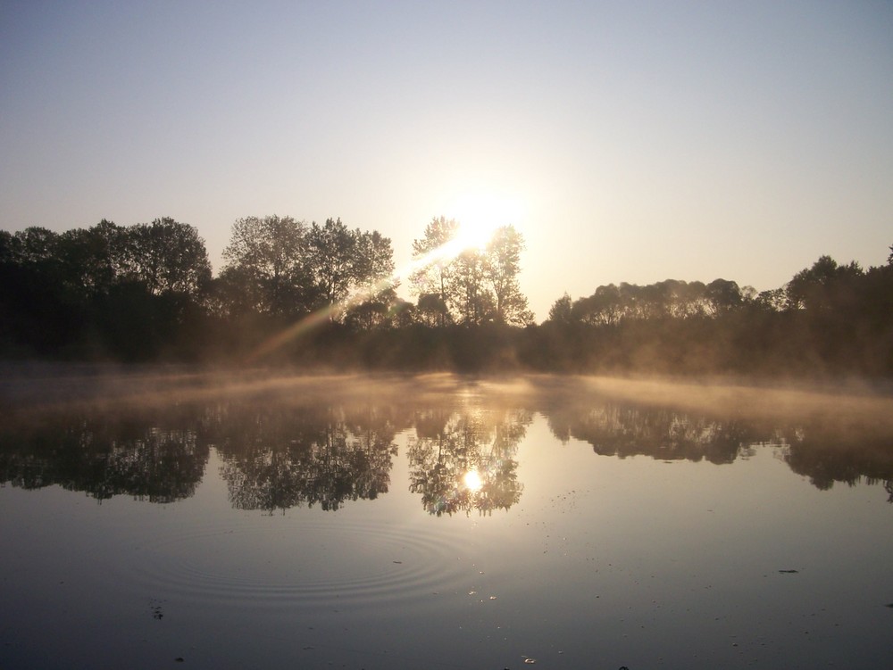 Sonnenaufgang über La Horre