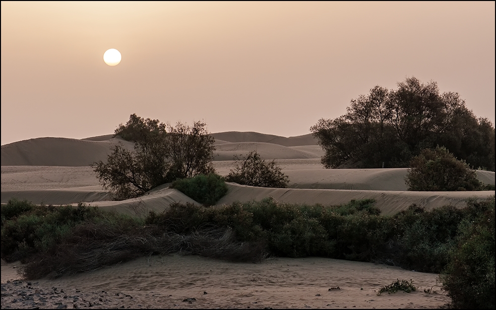 Sonnenaufgang über Las Dunas