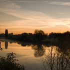 Sonnenaufgang über Leipzig