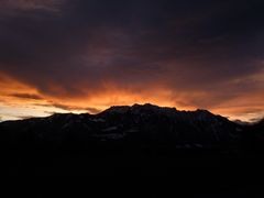 Sonnenaufgang über Lichtenstein