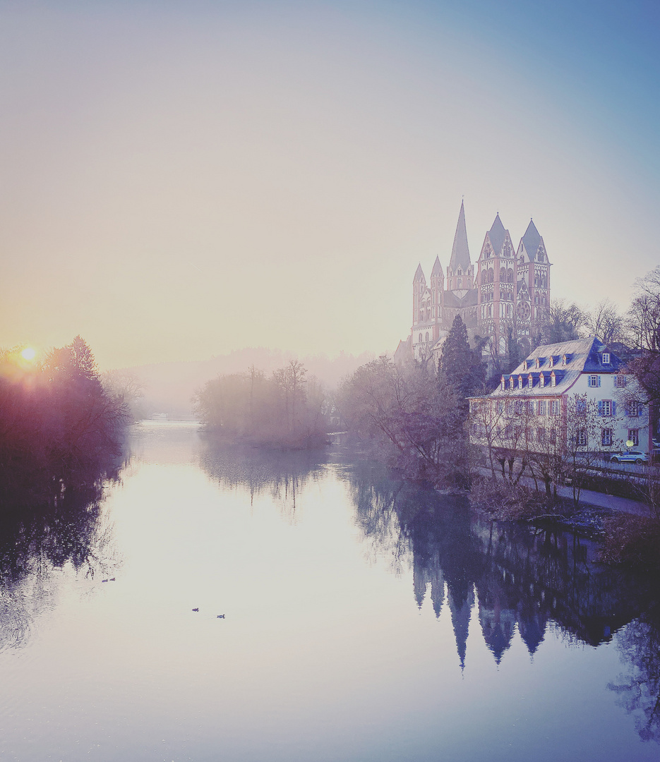 Sonnenaufgang über Limburg an der Lahn