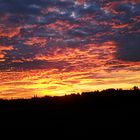 Sonnenaufgang über Lübeck