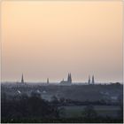 Sonnenaufgang über Lübeck