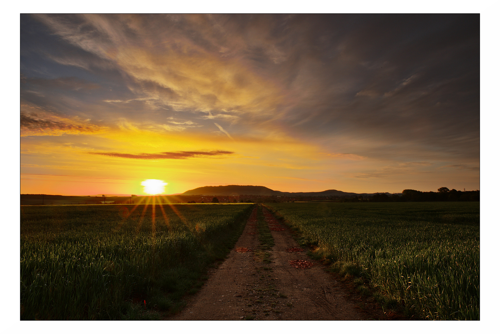 Sonnenaufgang über Mainbernheim