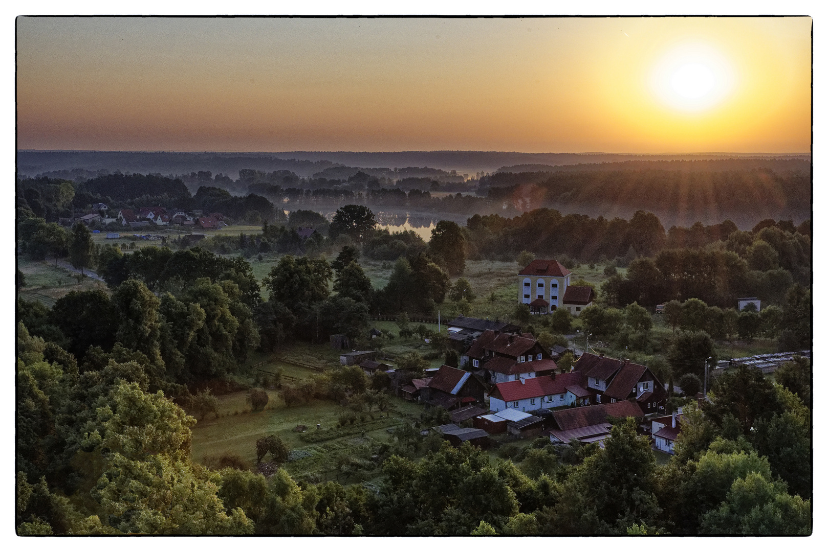 Sonnenaufgang über Masuren