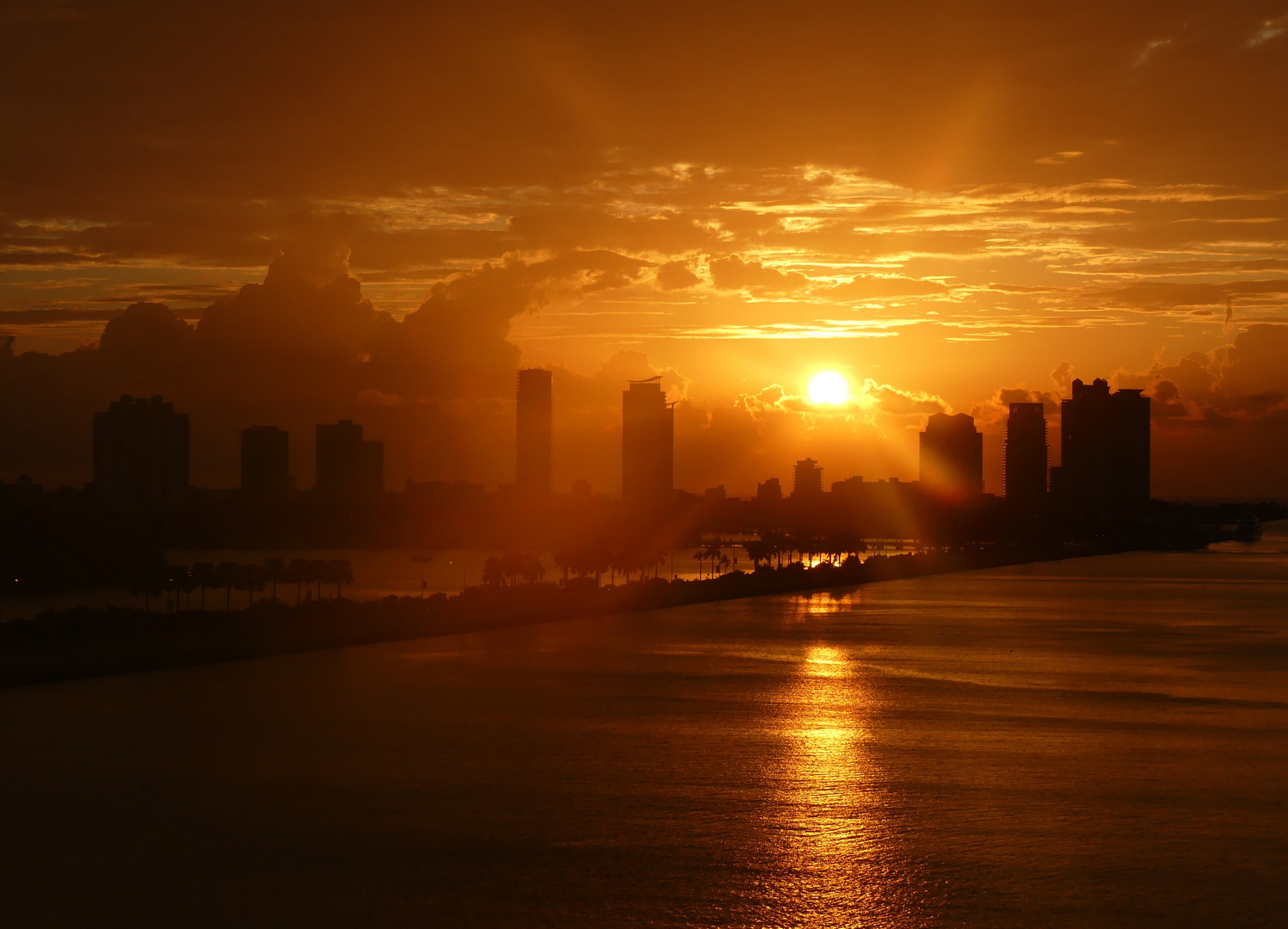 Sonnenaufgang über Miami