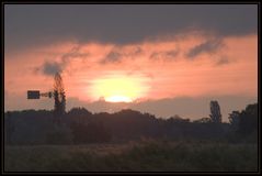 Sonnenaufgang über Middelhagen/ Rügen