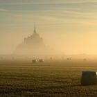 Sonnenaufgang über Mont Saint Michel