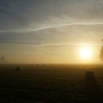 Sonnenaufgang über Mont Saint Michel