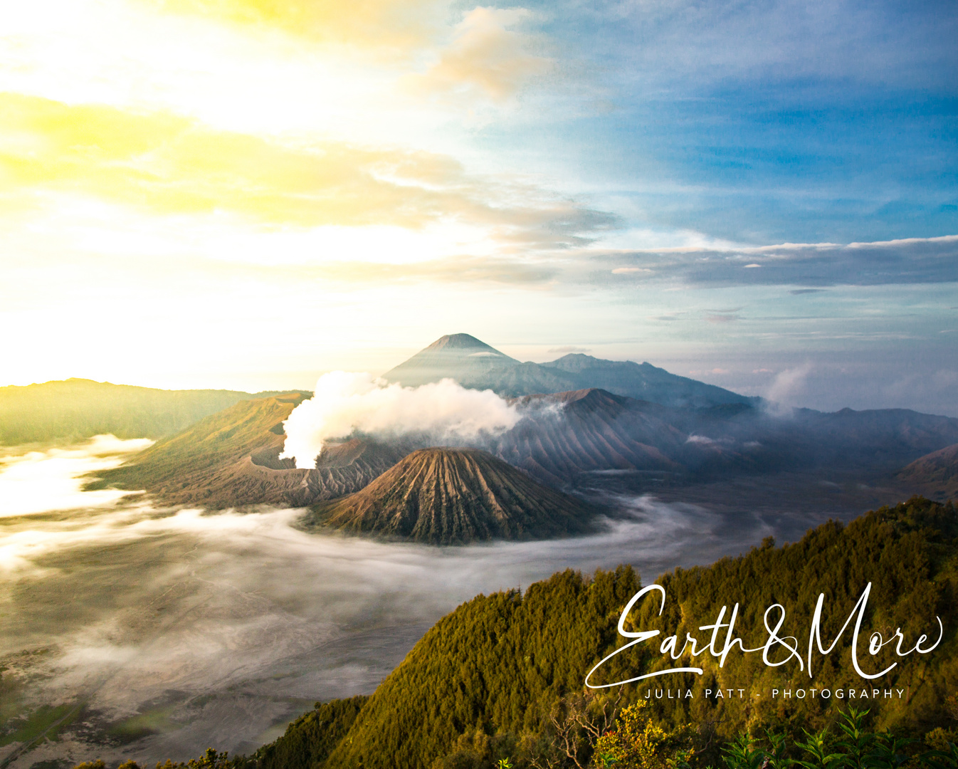 Sonnenaufgang über Mt. Bromo