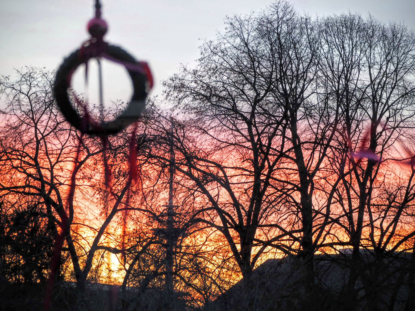 Sonnenaufgang über Münster/Mauritz