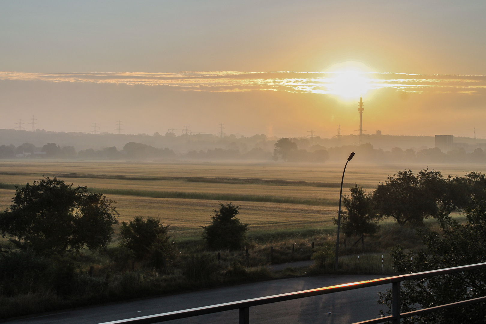 Sonnenaufgang über Nettelnburg