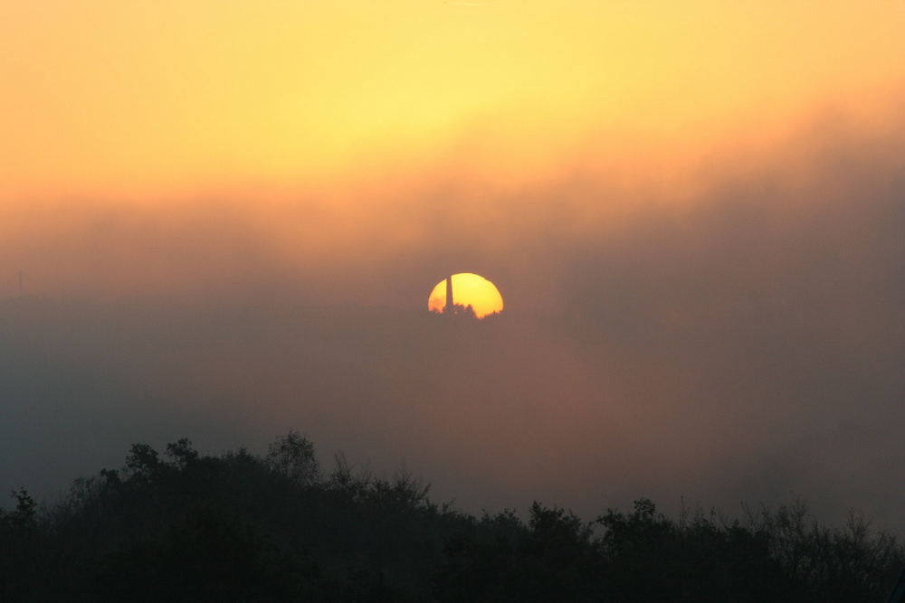 Sonnenaufgang über Neunkirchen