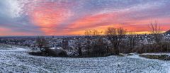 Sonnenaufgang über Neustadt/Weinstraße