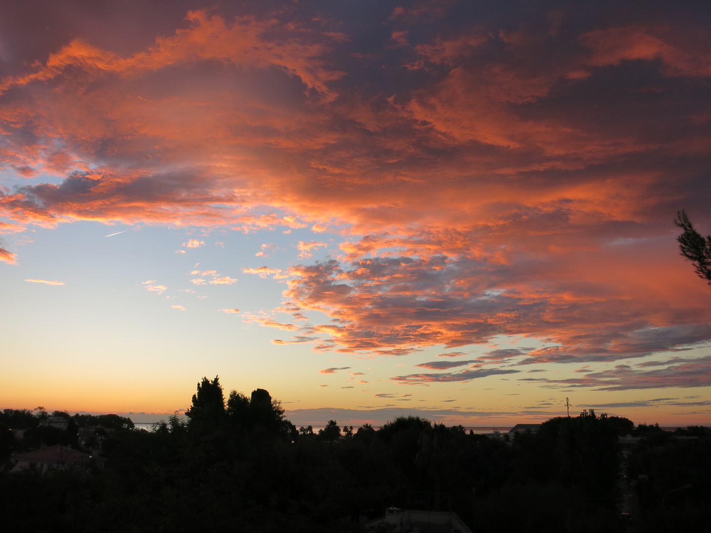 Sonnenaufgang über Nizza