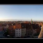 Sonnenaufgang über Nürnberg