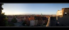 Sonnenaufgang über Nürnberg