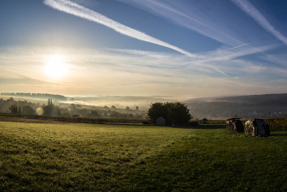 Sonnenaufgang über Obergrombach