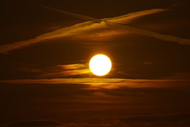 Sonnenaufgang über Oberhausen