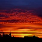 Sonnenaufgang über Oberursel am 24.Dezember.2013