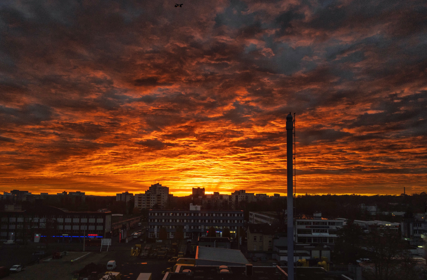 Sonnenaufgang über Offenbach