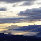 Sonnenaufgang über Ossiacher See Panorama