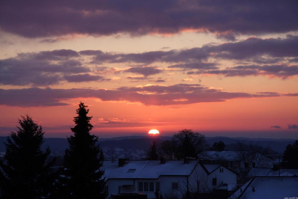 Sonnenaufgang über Parsberg