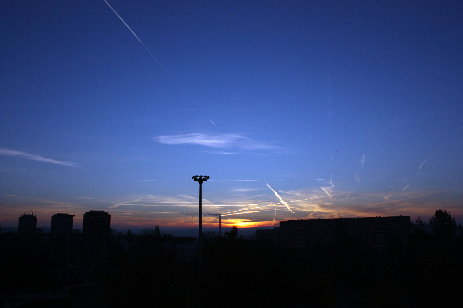 Sonnenaufgang über Plauen