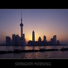 Sonnenaufgang ueber Pudong