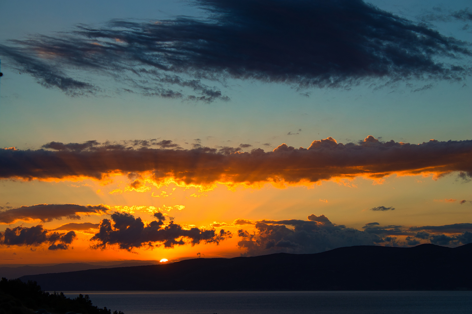 Sonnenaufgang über Rabac