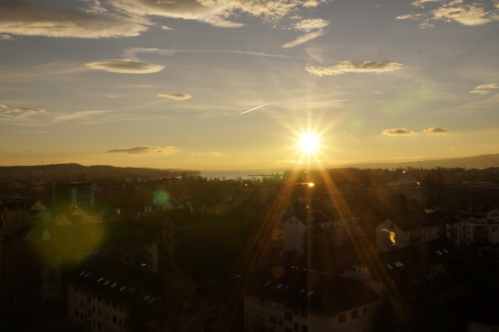 Sonnenaufgang über Radolfzell