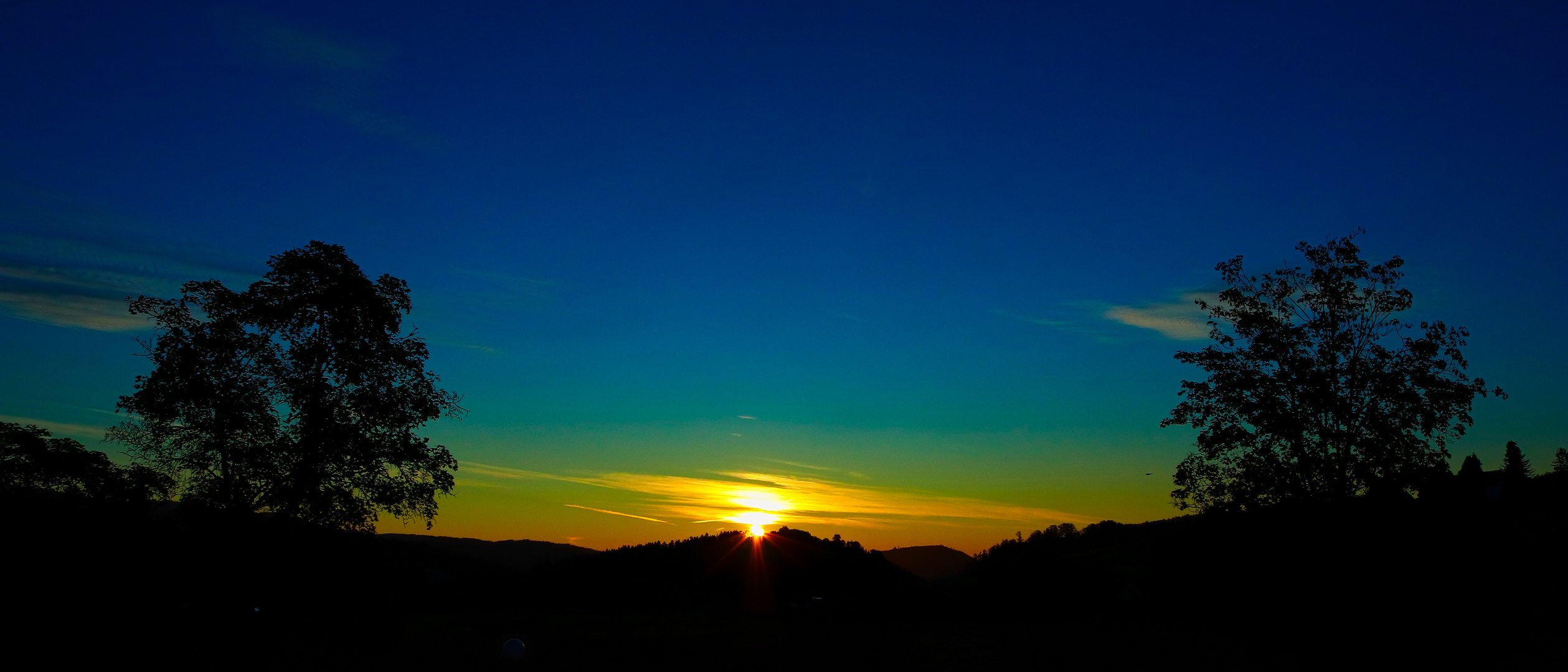 Sonnenaufgang über Rein