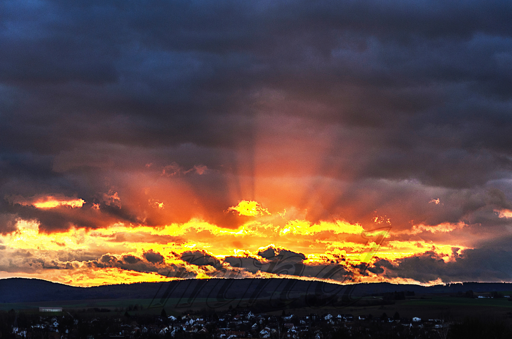 Sonnenaufgang über Reinheim-1