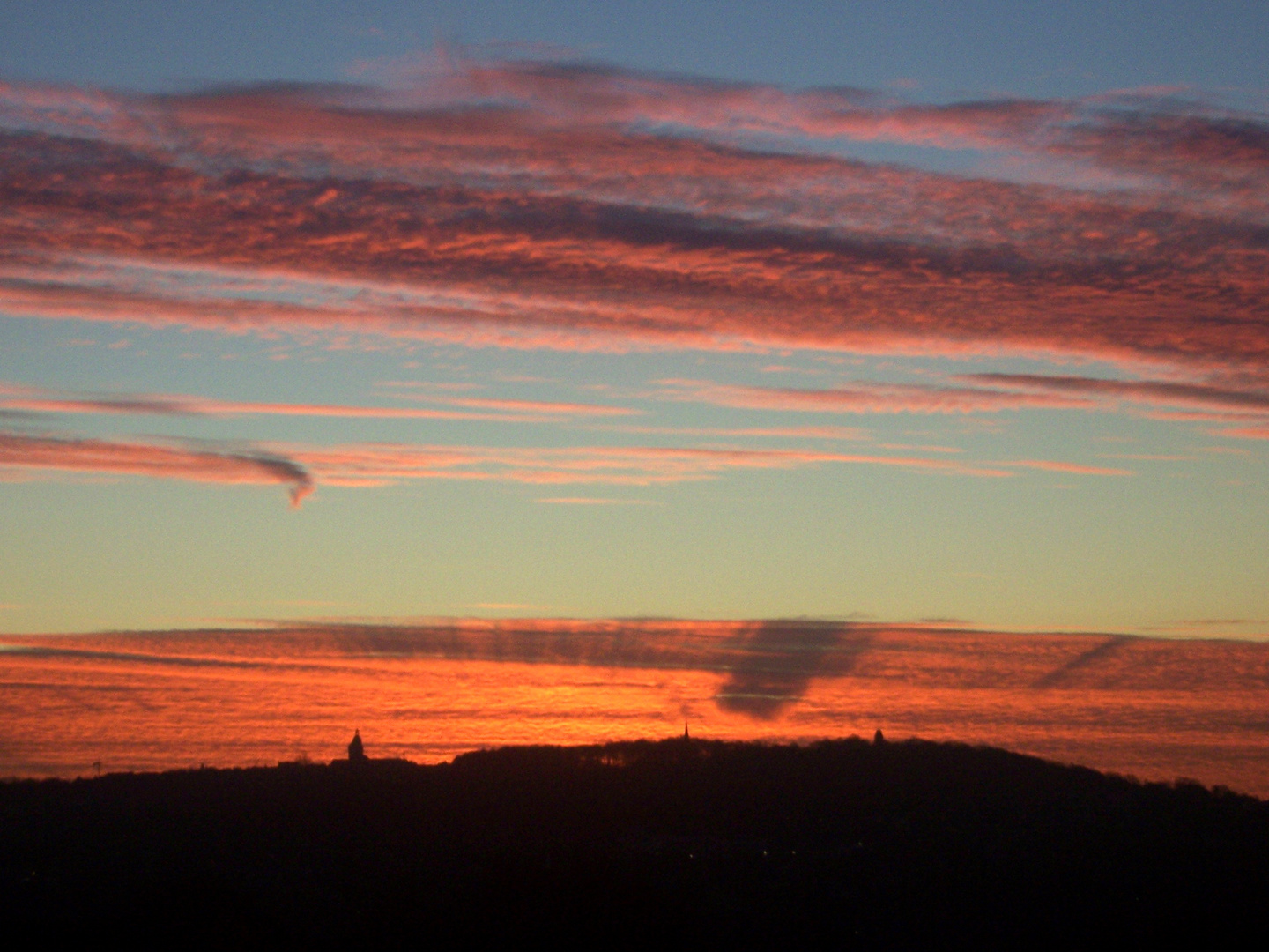 Sonnenaufgang über Remscheid