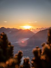 Sonnenaufgang über Reutte