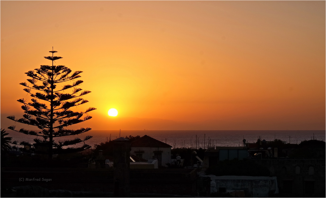 Sonnenaufgang über Rhodos