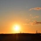 Sonnenaufgang über Rostocks Nordwesten