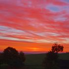 Sonnenaufgang über Rotthalmünster (Bayern)