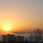 Sonnenaufgang über Saarbrücken