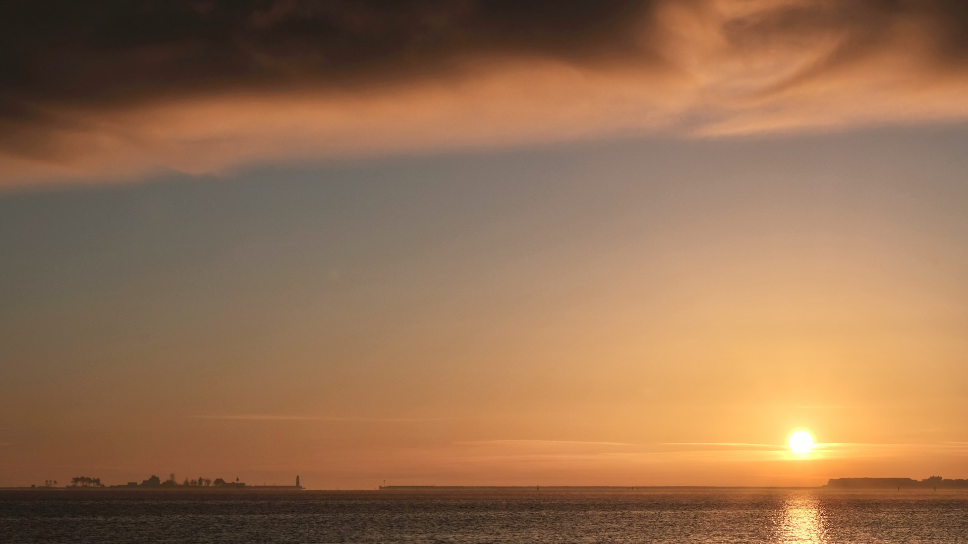 Sonnenaufgang über Schleimünde