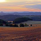 Sonnenaufgang über Schmorsdorf und der Sächsischen Schweiz...