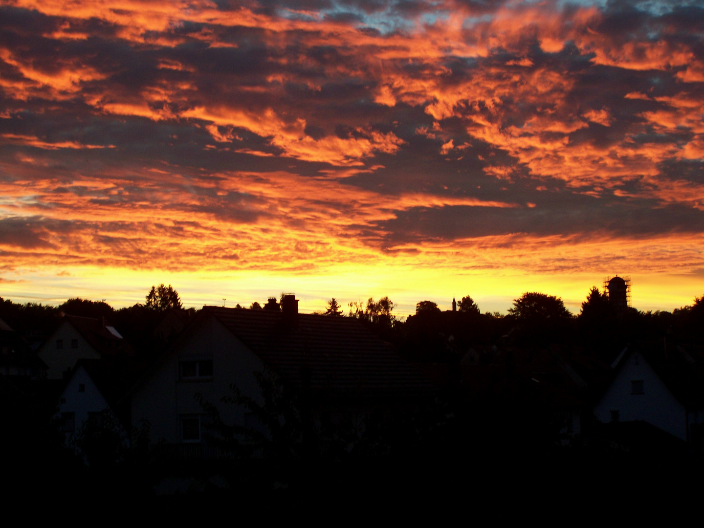 Sonnenaufgang über Sinsheim