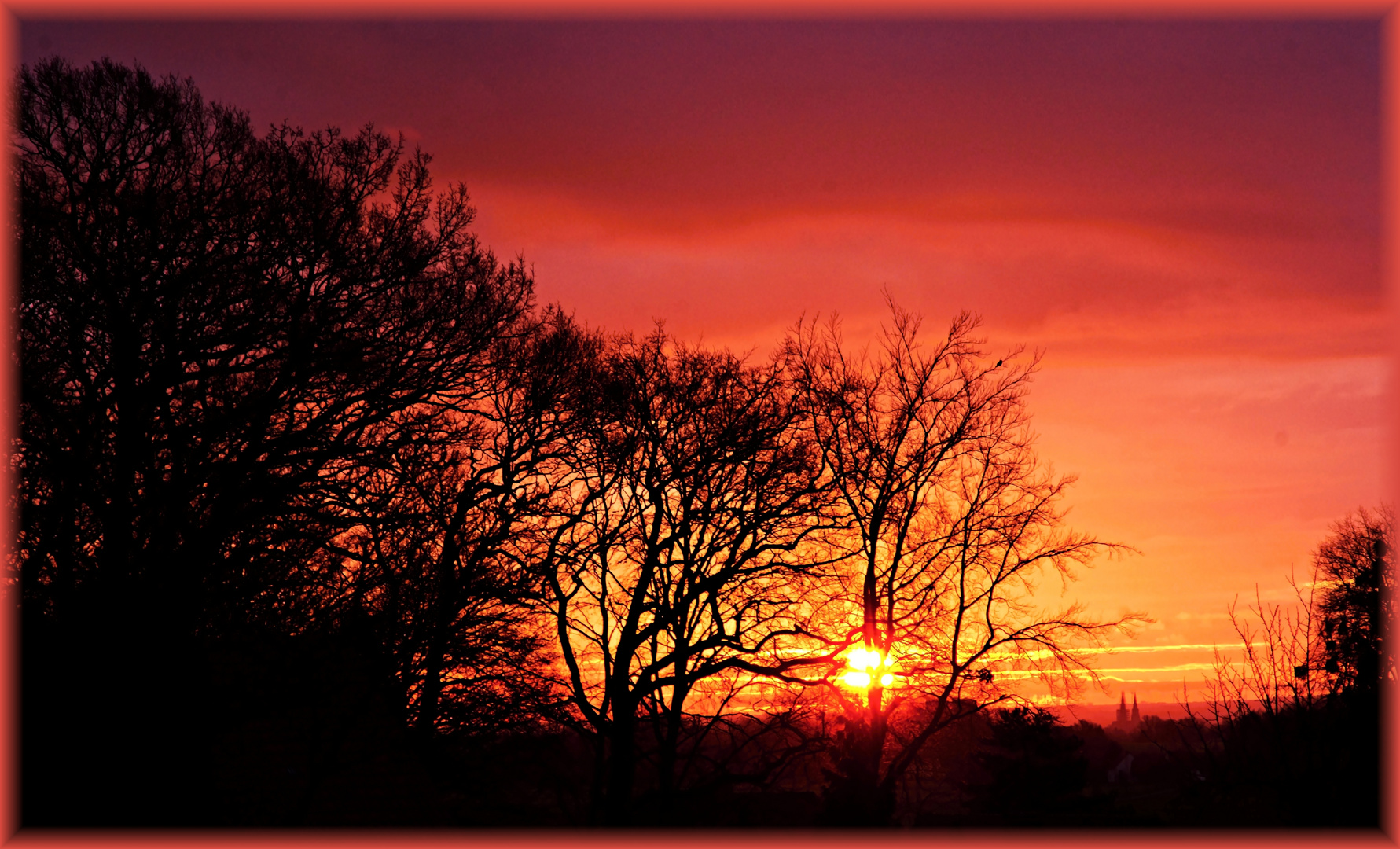 Sonnenaufgang über Soest